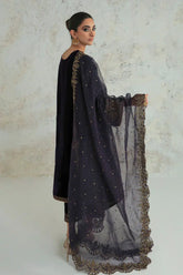 Jazmin Embroidered Velvet 3piece suit - KP2011